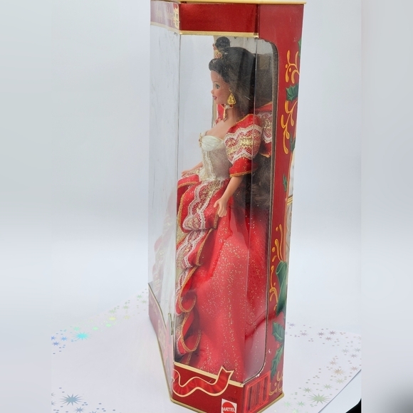 Barbie Happy Holidays Doll Special Edition 10th Aniversary Hallmark - Picture 2 of 8